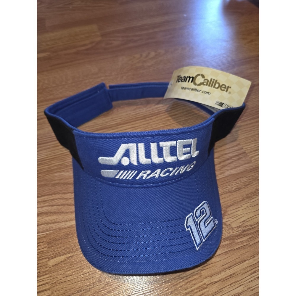 ALLTEL Racing #12 Ryan Newman Visor Hat ADJUSTABLE NASCAR Team Caliber New VTG - Picture 7 of 7